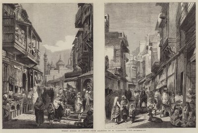 Escenas callejeras en Lahore de William Carpenter